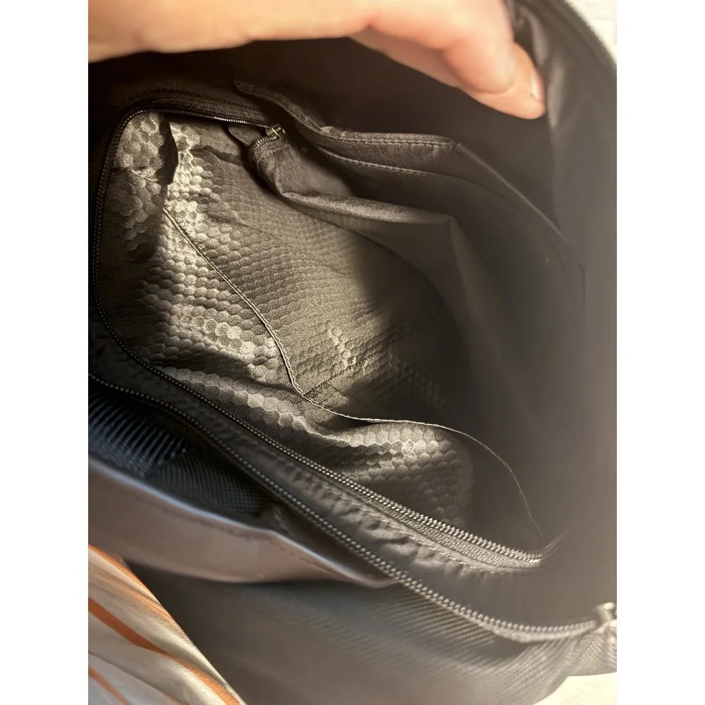 Tumi Luke Roll-Top Black Backpack  FXT Ballistic Nylon Style 222388HK2 NWT